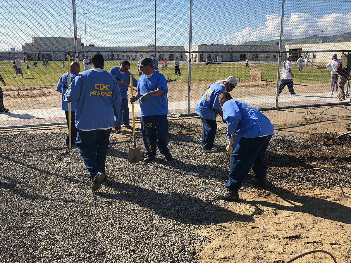 Avenal State Prison garden